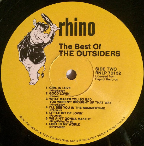 The Outsiders (4) : The Best Of (LP, Comp)