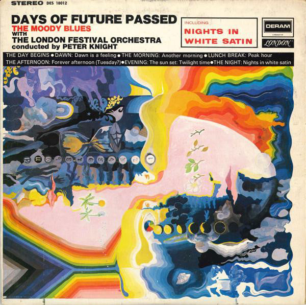 The Moody Blues : Days Of Future Passed (LP, Album, RP, Wad)