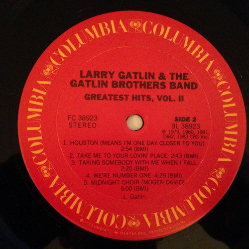 Larry Gatlin & The Gatlin Brothers : Greatest Hits Vol. II (LP, Comp)