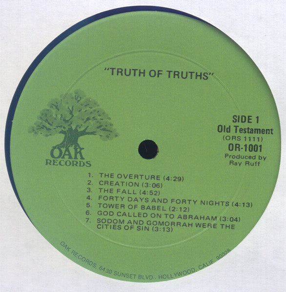 Various : Truth Of Truths (2xLP, San)