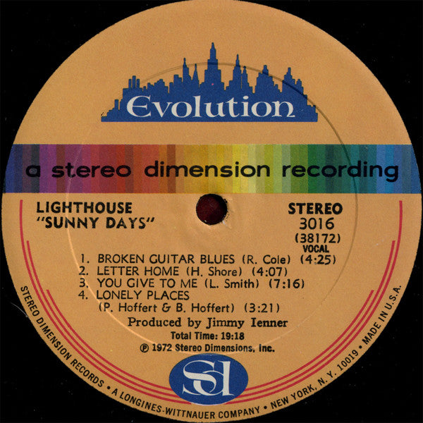 Lighthouse (2) : Sunny Days (LP, Album)