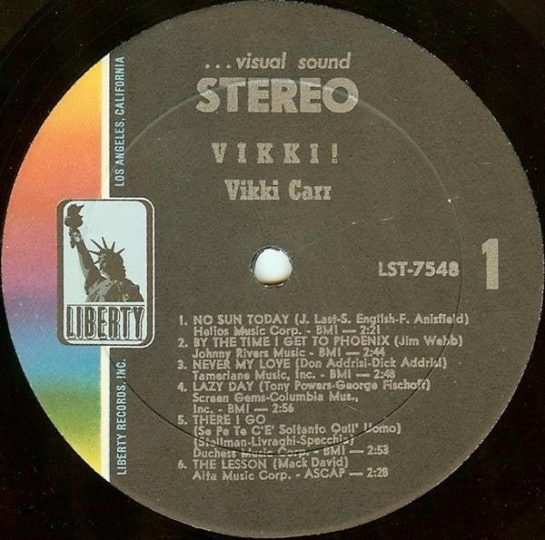 Vikki Carr : Vikki! (LP, Album)