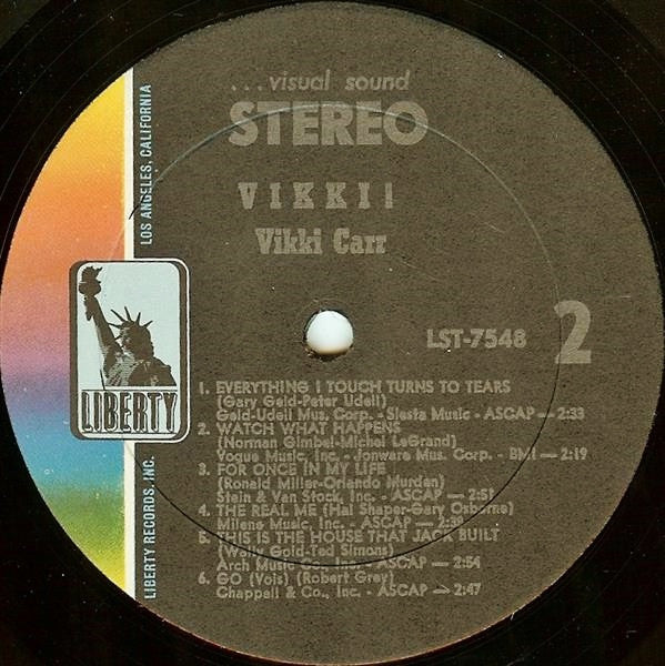 Vikki Carr : Vikki! (LP, Album)