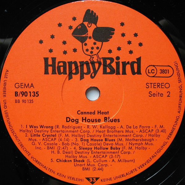 Canned Heat : Dog House Blues (LP, Album)