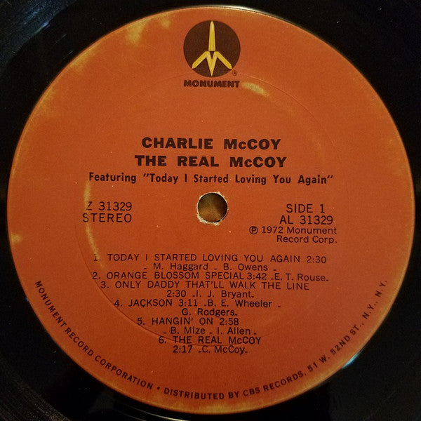 Charlie McCoy : The Real McCoy (LP, Album, Ter)