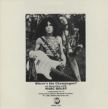 Marc Bolan : Where's The Champagne? (LP, Pic)