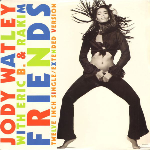 Jody Watley With Eric B. & Rakim : Friends (12", Single, Pin)
