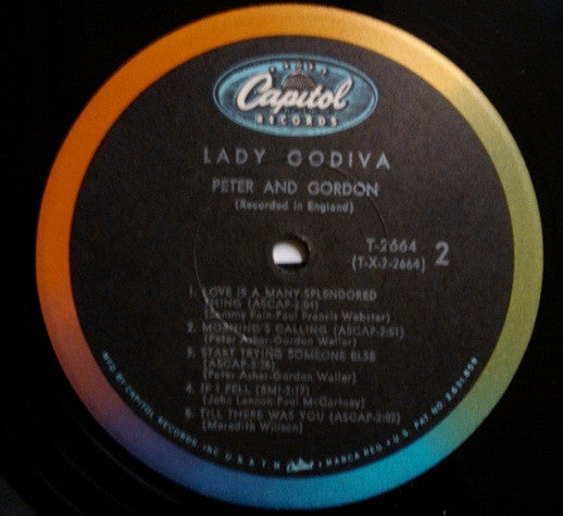 Peter & Gordon : Lady Godiva (LP, Mono)