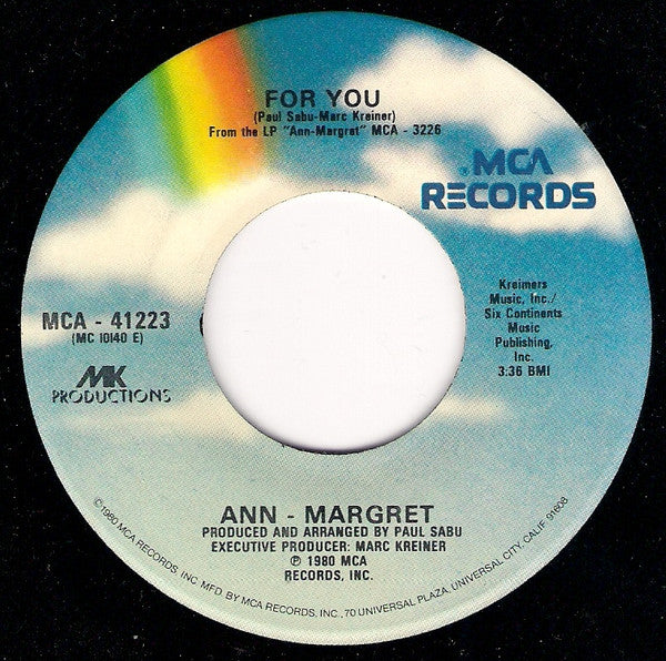 Ann Margret : Midnight Message (7")