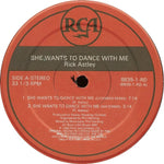 Rick Astley : She Wants To Dance With Me (12", All)