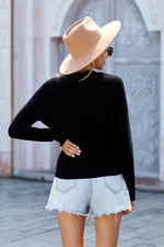 V Neck Wrap Front Knitted Top