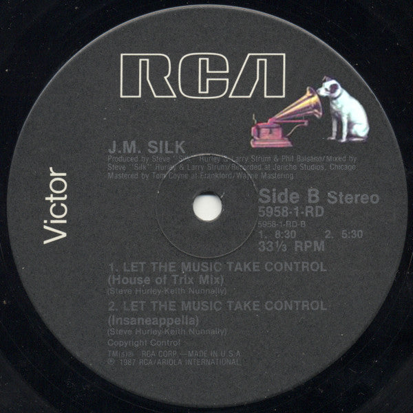 J.M. Silk : Let The Music Take Control (12")