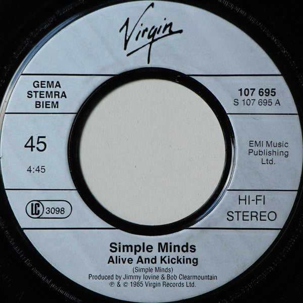 Simple Minds : Alive & Kicking (7", Single)