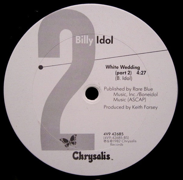 Billy Idol : White Wedding (12", Pit)