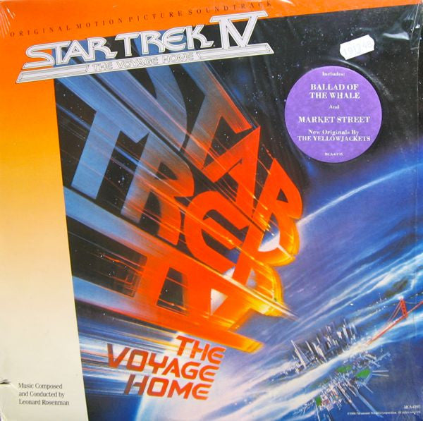 Leonard Rosenman : Star Trek IV: The Voyage Home (Original Motion Picture Soundtrack) (LP, Album, Pin)