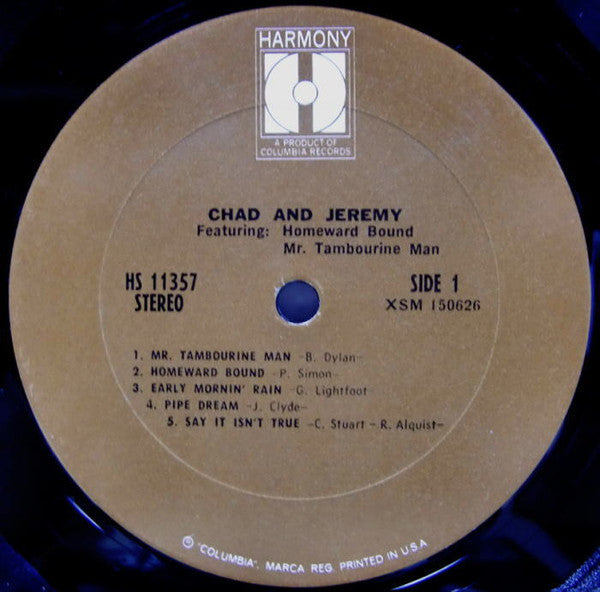 Chad & Jeremy : Featuring: Homeward Bound / Mr. Tambourine Man (LP, Comp)