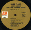 Herb Alpert & The Tijuana Brass : !!Going Places!! (LP, Album, Mon)