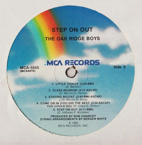 The Oak Ridge Boys : Step On Out (LP, Album, Pin)