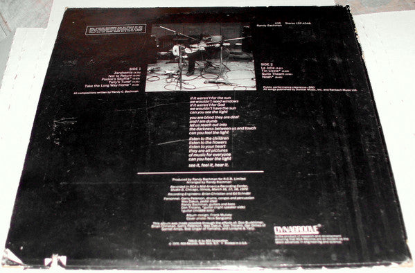 Randy Bachman : Axe (LP, Album)