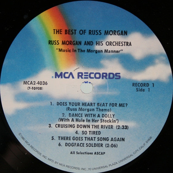 Russ Morgan And His Orchestra : The Best Of Russ Morgan (2xLP, Comp, RE)