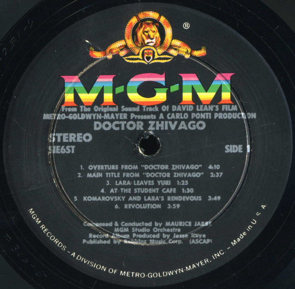 Maurice Jarre : Doctor Zhivago (Original Sound Track Album) (LP, Album, Gat)