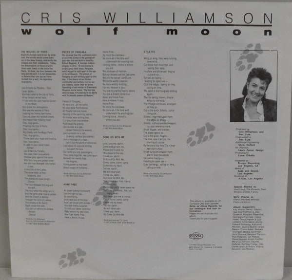 Cris Williamson : Wolf Moon (LP)