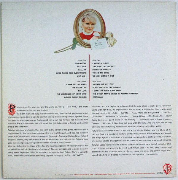Petula Clark : Hits . . . My Way (2xLP, Album, Comp, Club, Cap)