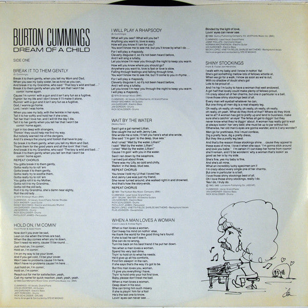 Burton Cummings : Dream Of A Child (LP, Album, Ter)