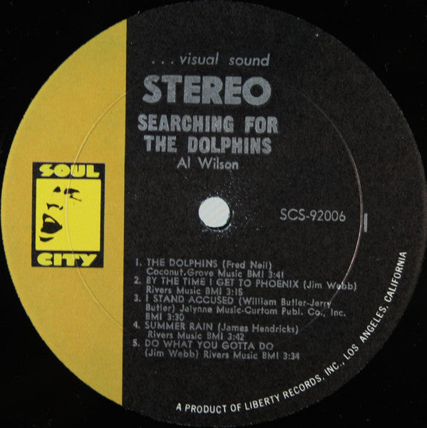 Al Wilson : Searching For The Dolphins (LP, Album, All)