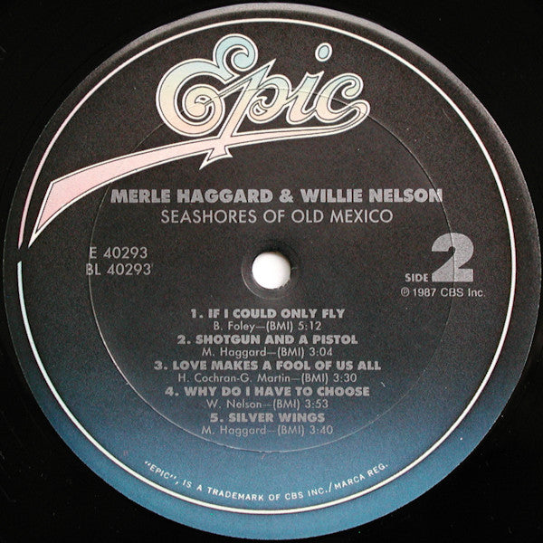 Merle Haggard & Willie Nelson : Seashores Of Old Mexico  (LP, Album)