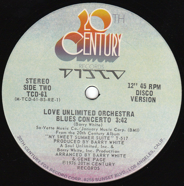 Love Unlimited Orchestra : Theme From King Kong (12", Ter)