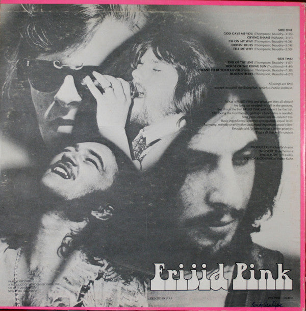 Frijid Pink : Frijid Pink (LP, Album, Ter)