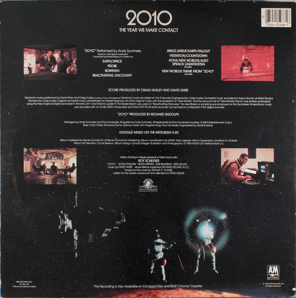 David Shire : 2010 (Original Music From The Motion Picture) (LP, Album, EMW)