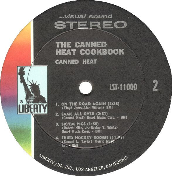 Canned Heat : The Canned Heat Cook Book (The Best Of Canned Heat) (LP, Album, Comp, Res)