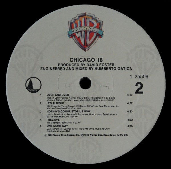 Chicago (2) : Chicago 18 (LP, Album, All)