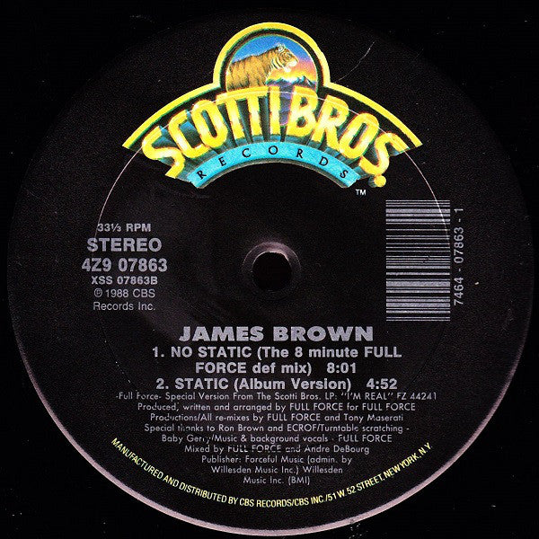 James Brown : Static (12")