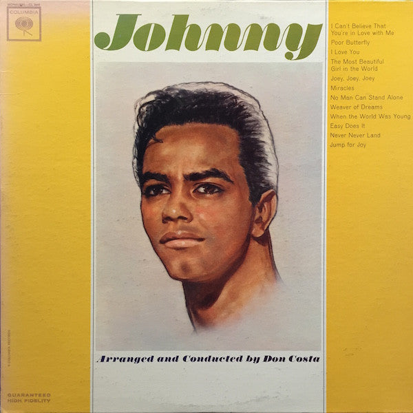 Johnny Mathis : Johnny (LP, Album, Mono)
