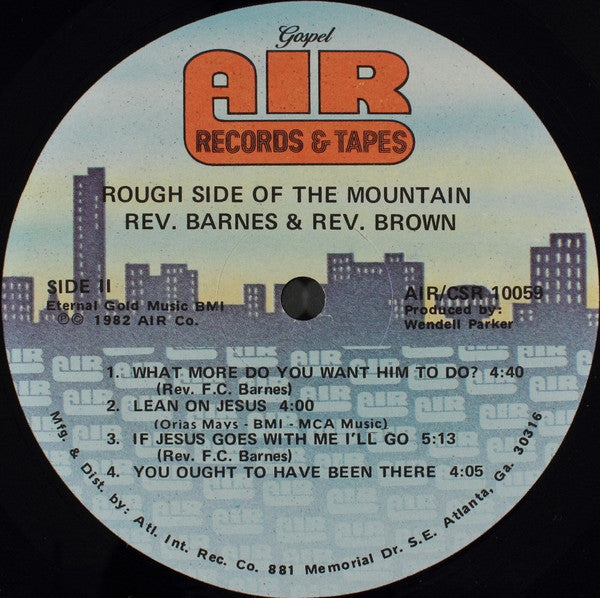 Fair Cloth Barnes And Rev. Janice Brown : Rough Side Of The Mountain (LP)