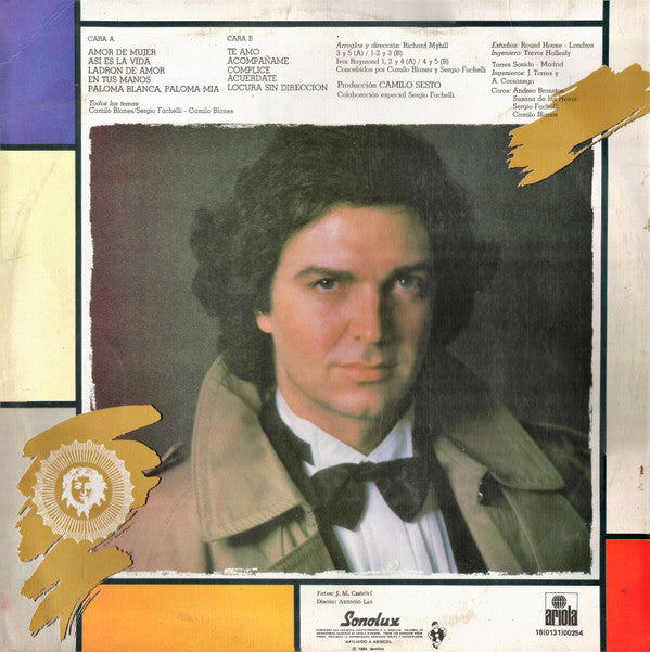 Camilo Sesto : Amanecer/84 (LP, Album)