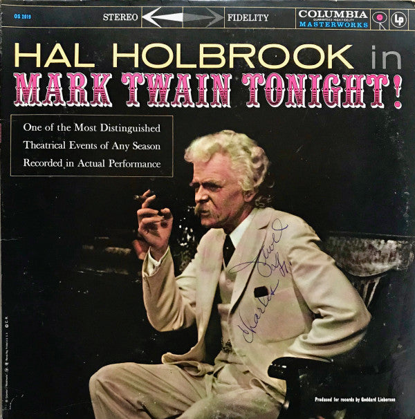 Hal Holbrook : Mark Twain Tonight (LP, Album, RE)