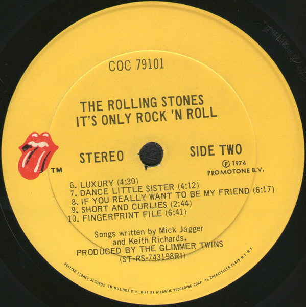 The Rolling Stones : It's Only Rock 'N Roll (LP, Album, PRC)