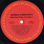 Barbra Streisand : Barbra Streisand's Greatest Hits - Volume 2 (LP, Comp, Pit)