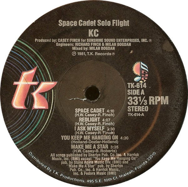 KC (4) : Space Cadet Solo Flight (LP, Album)