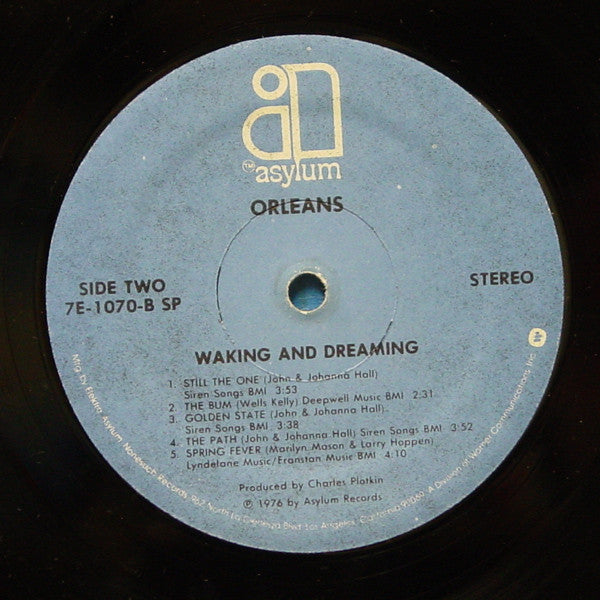 Orleans : Waking And Dreaming (LP, Album, SP )