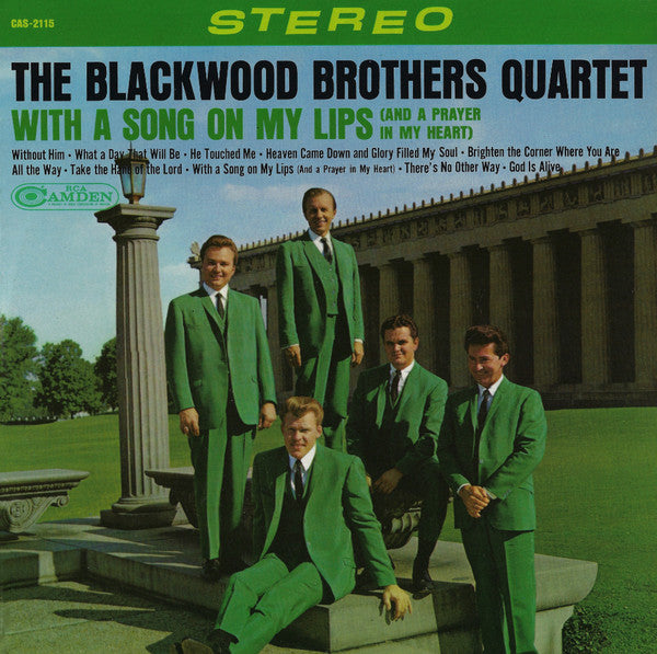 The Blackwood Brothers Quartet : With A Song On My Lips (And A Prayer In My Heart) (LP, Album)