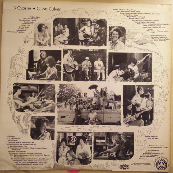 Casse Culver : 3 Gypsies (LP, Album)