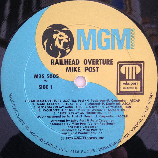 Mike Post : Railhead Overture (LP, Album)
