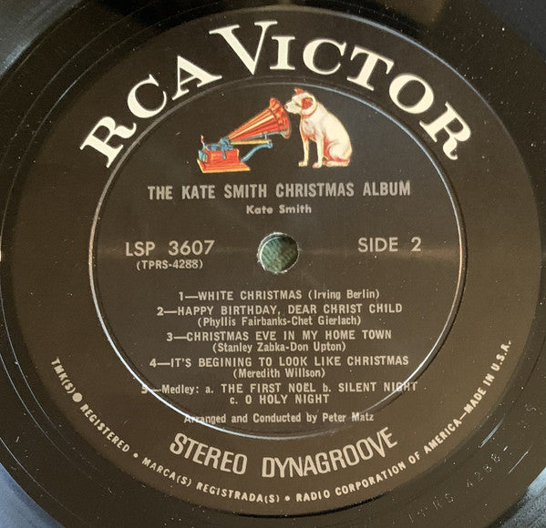 Kate Smith (2) : The Kate Smith Christmas Album (LP, Album)