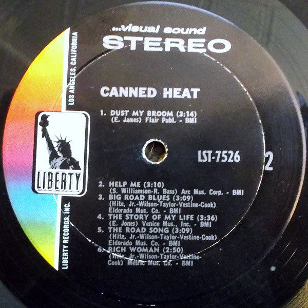 Canned Heat : Canned Heat (LP, Album, Res)