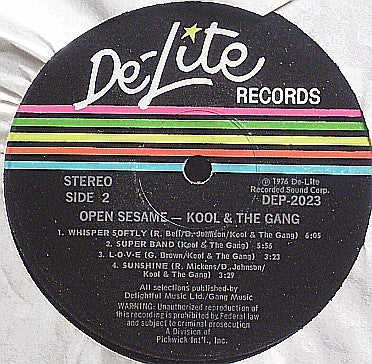 Kool & The Gang : Open Sesame (LP, Album, Fol)